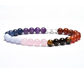 Csakra és DNS ásvány karkötő